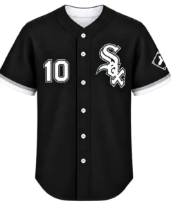 Chicago White Sox Chase Meidroth White Alternate Jersey – front view