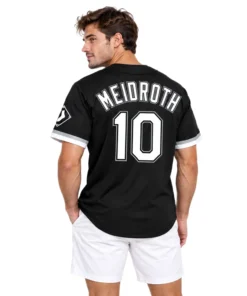 Chicago White Sox Chase Meidroth White Alternate Jersey – model view