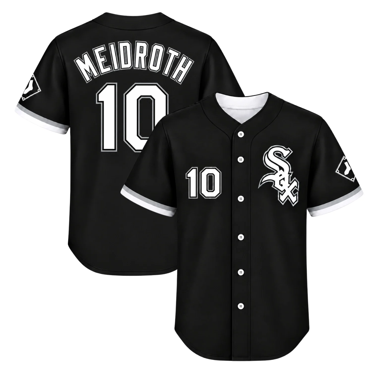 Chicago White Sox Chase Meidroth White Alternate Jersey