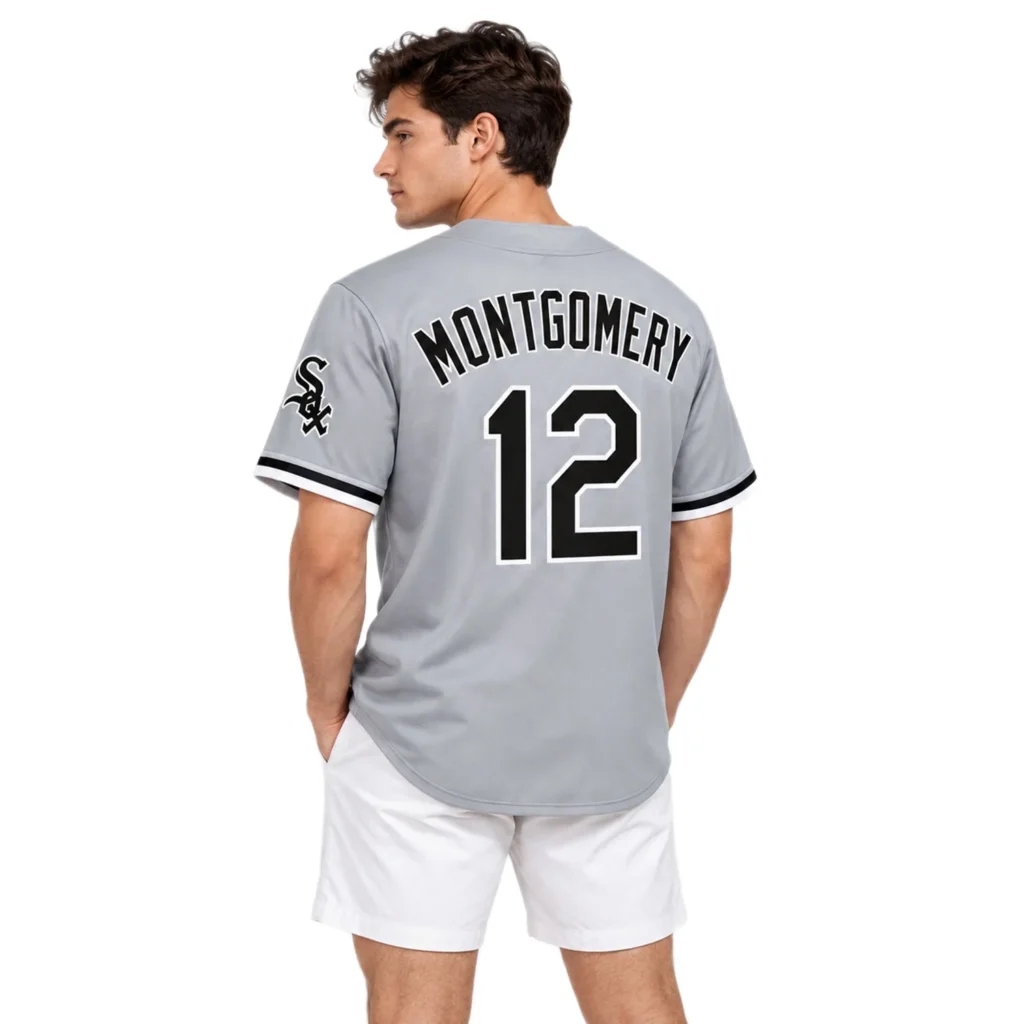Chicago White Sox Colson Montgomery White Road Jersey – Personalized Fan Edition