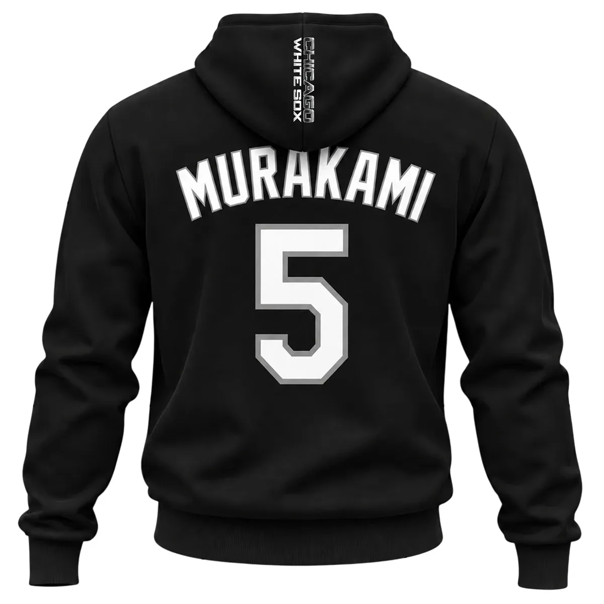 Chicago White Sox Munetaka Murakami White Hoodie – back view