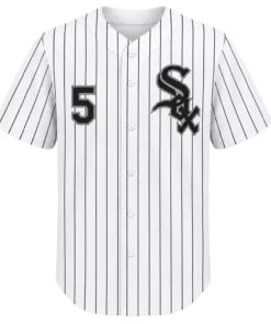 Chicago White Sox Munetaka Murakami White Pinstripe Jersey – front view