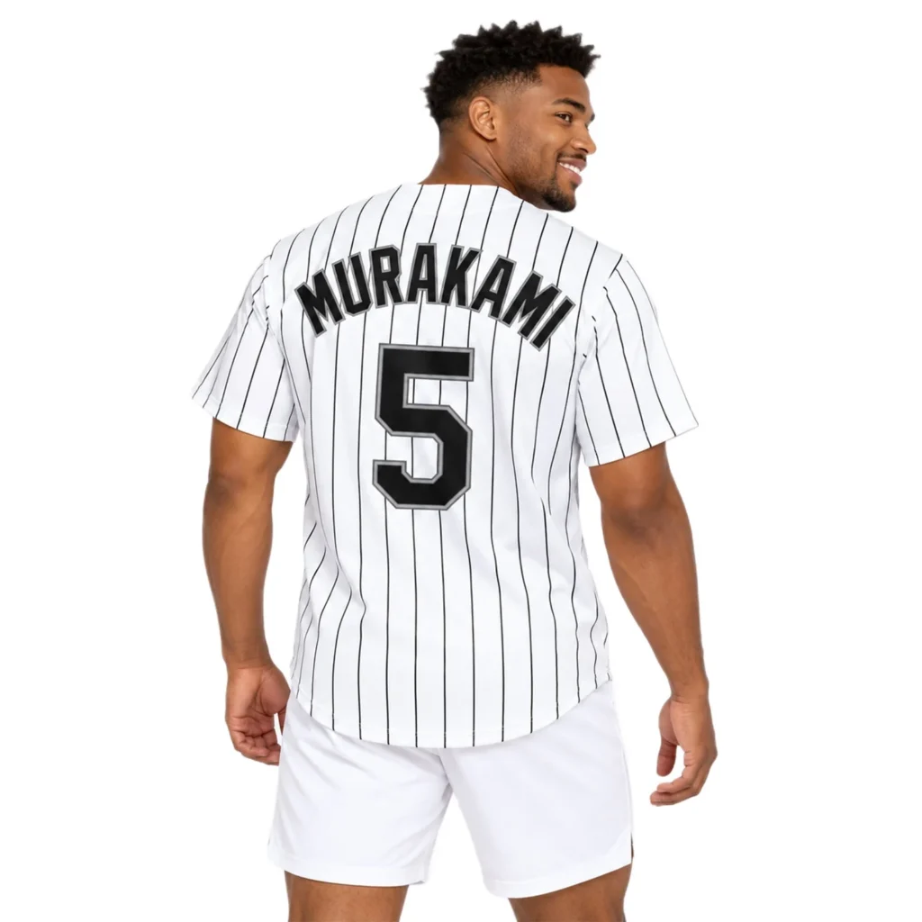 Chicago White Sox Munetaka Murakami White Pinstripe Jersey – Season Pride Edition