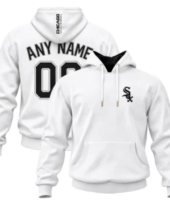 Chicago White Sox White Custom Hoodie