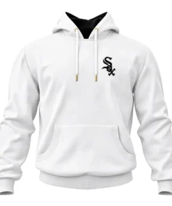 Chicago White Sox White Custom Hoodie – front view