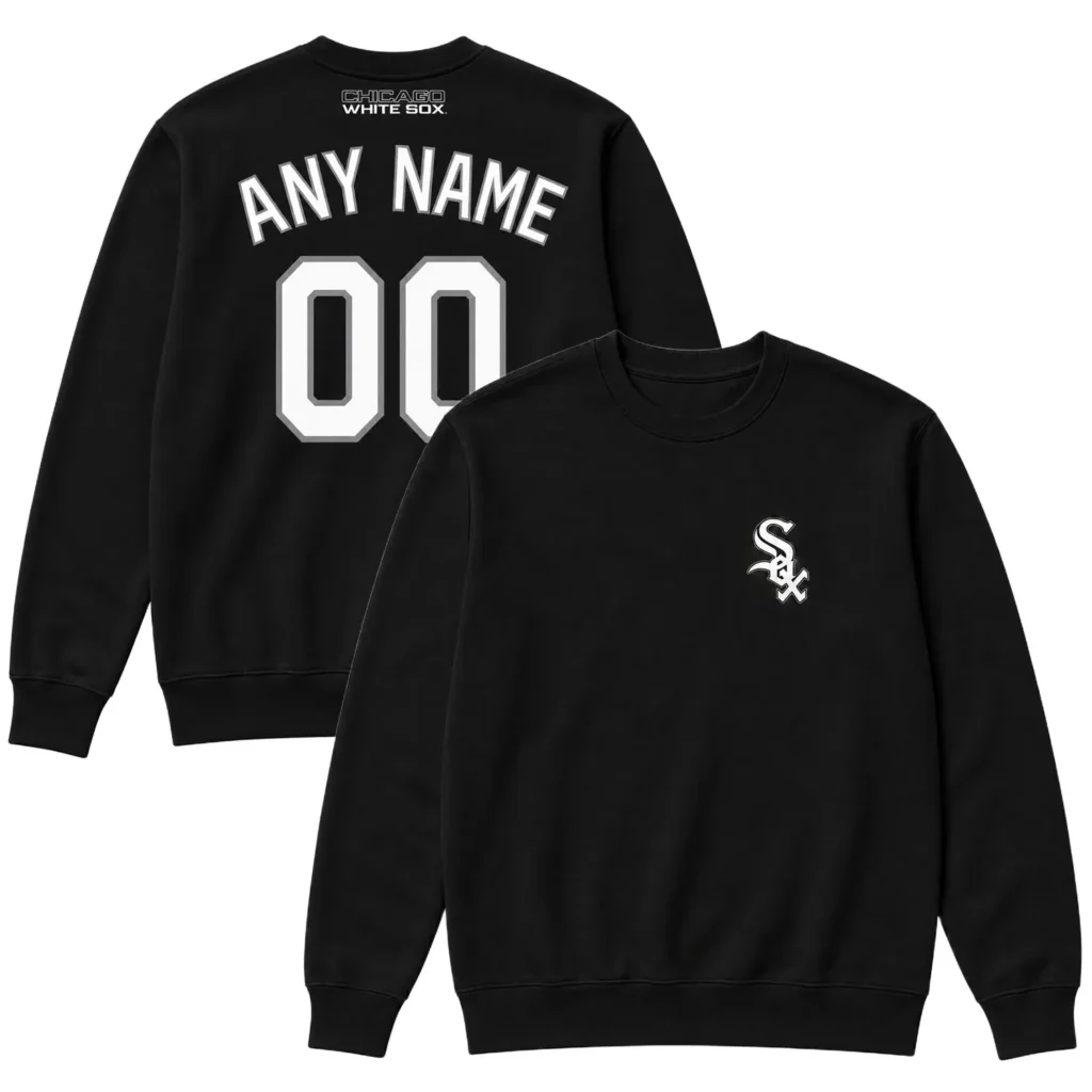 Chicago White Sox White Custom Sweatshirt – Fan Crewneck