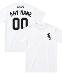 Chicago White Sox White Custom T-Shirt
