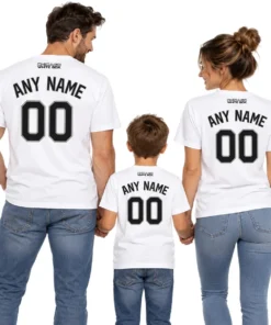 Chicago White Sox White Custom T-Shirt – family view