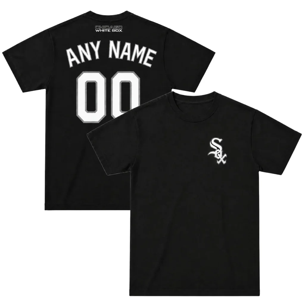 Chicago White Sox White Custom T-Shirt – Game Day Graphic Tee