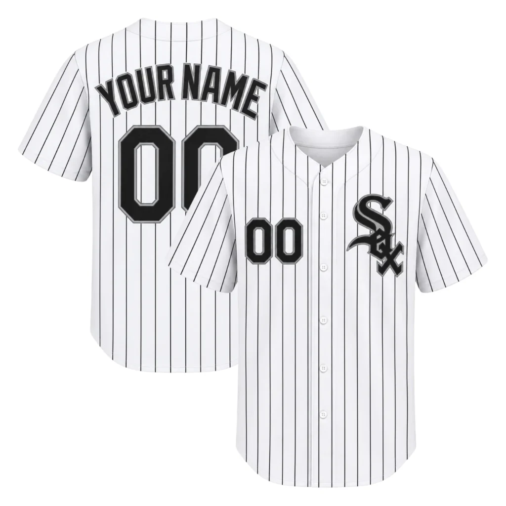 Chicago White Sox White Home Custom Jersey – Home Crowd Fan Style