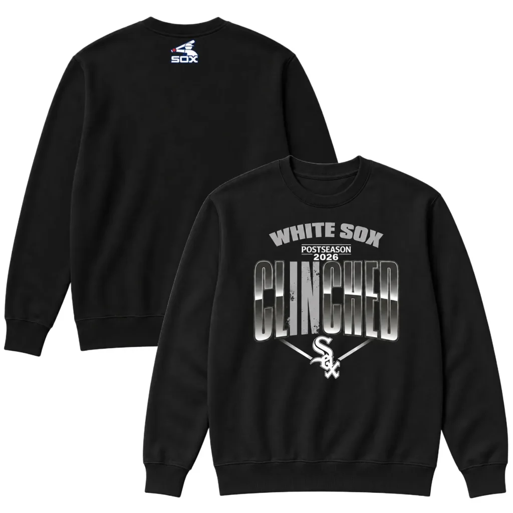 Chicago White Sox White Locker Room Sweatshirt – Cozy Fan Sweatshirt