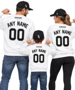 Chicago White Sox White Sweatshirt – family view