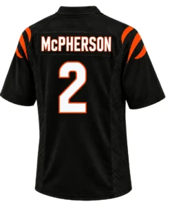 Cincinnati Bengals Evan McPherson White Jersey – back view