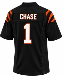Cincinnati Bengals Ja'Marr Chase Black Jersey – back view