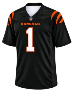 Cincinnati Bengals Ja'Marr Chase Black Jersey – front view