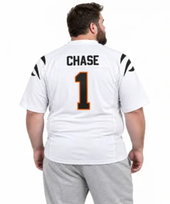 Cincinnati Bengals Ja'Marr Chase White Jersey – alternate view 2