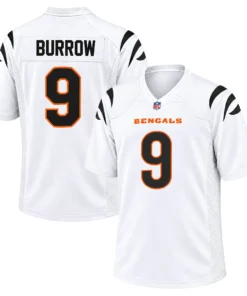 Cincinnati Bengals Joe Burrow White Jersey