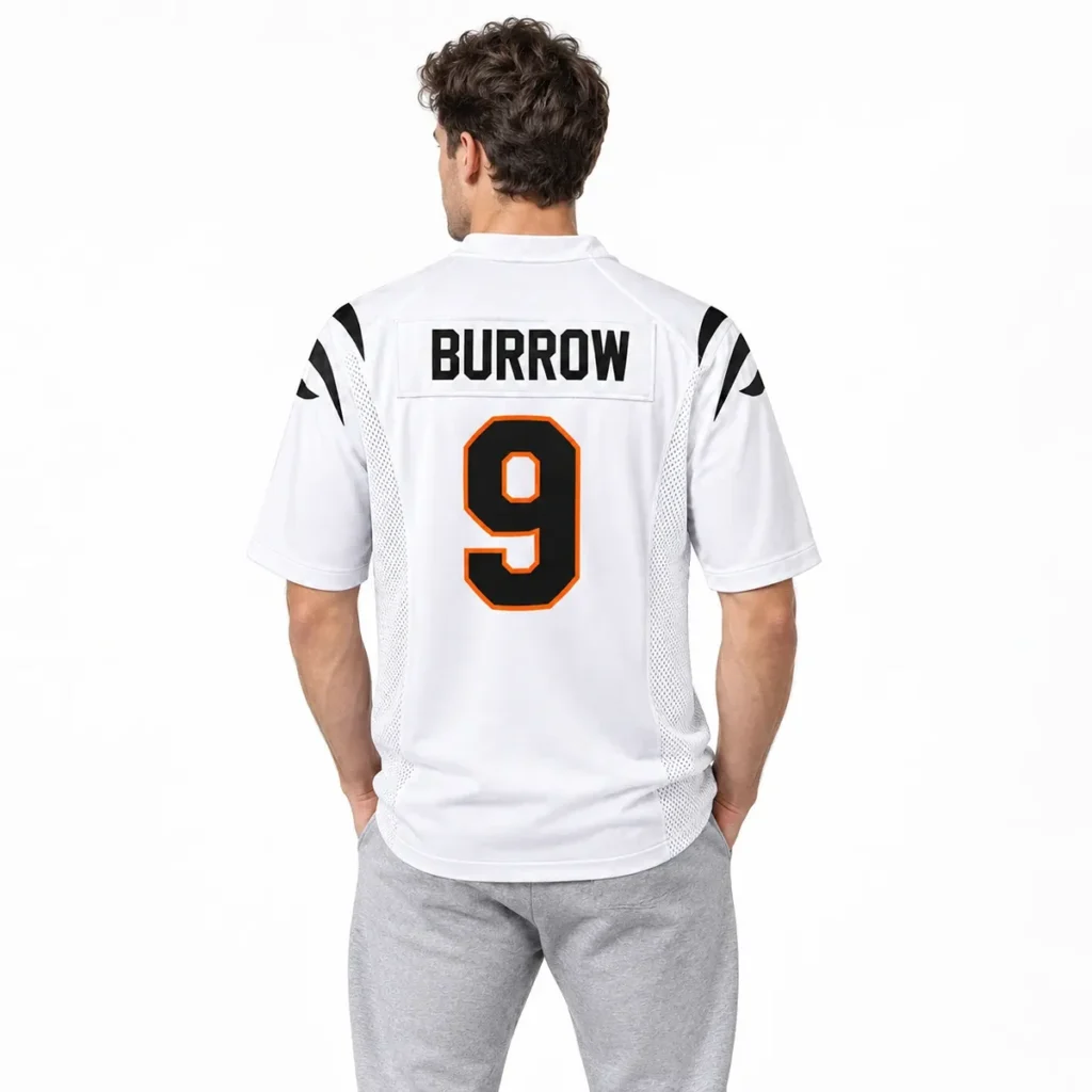 Cincinnati Bengals Joe Burrow White Jersey – Personalized Fan Edition