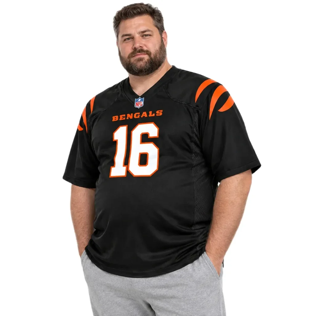Cincinnati Bengals Joe Flacco Black Jersey – Home Crowd Fan Style