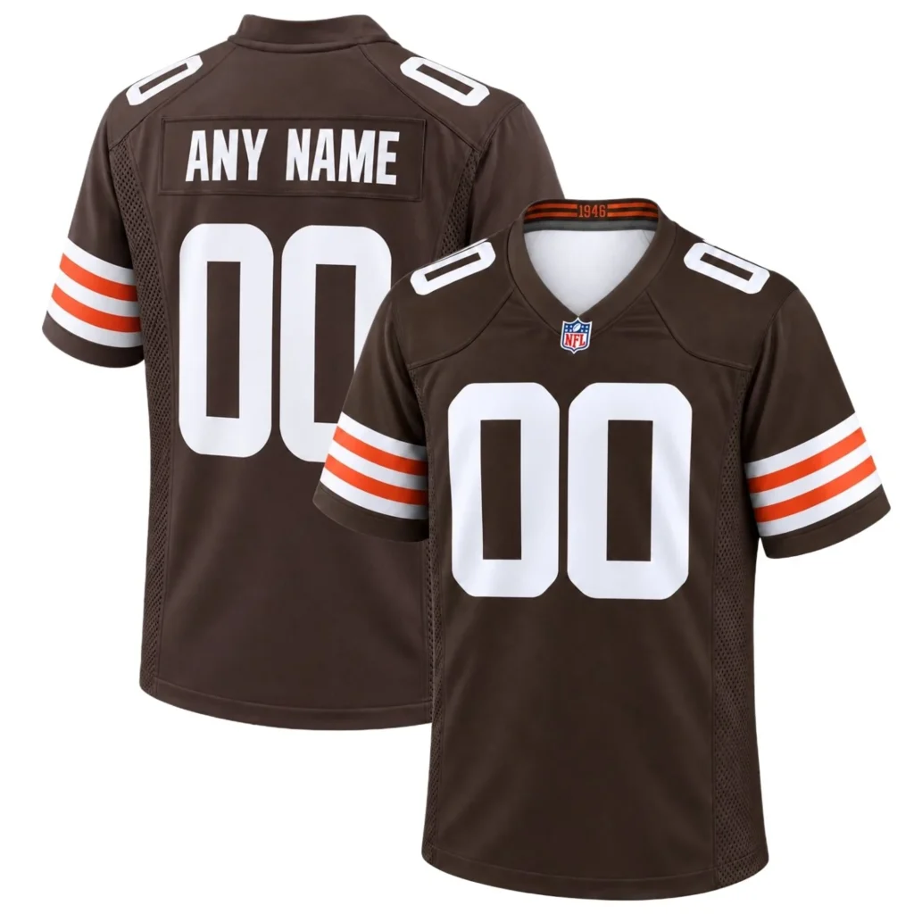 Cleveland Browns Brown Custom Jersey – Personalized Fan Edition
