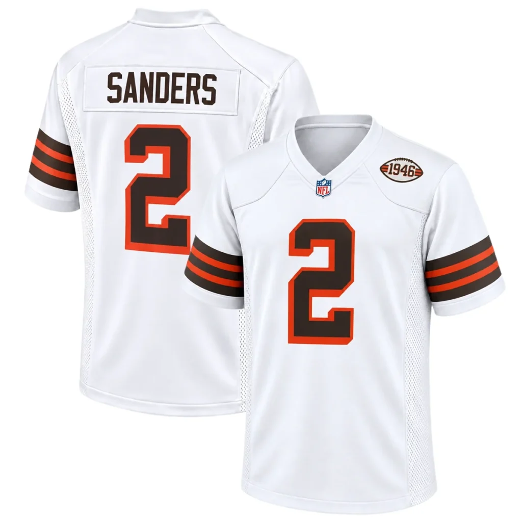 Cleveland Browns Shedeur Sanders Alternate Jersey – Personalized Fan Edition