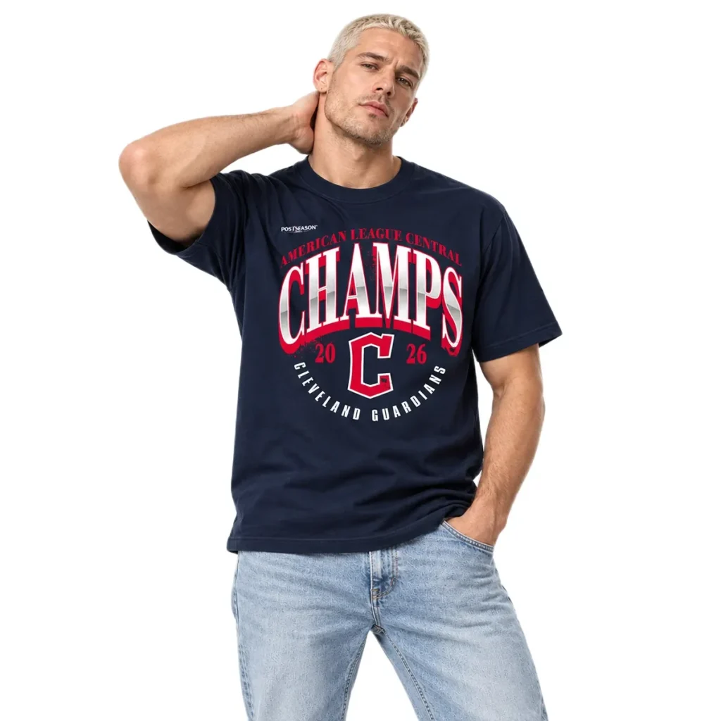 Cleveland Guardians AL Central Champions T-Shirt – Fan Celebration Tee