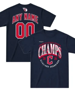 Cleveland Guardians AL Central Custom Champions T-Shirt