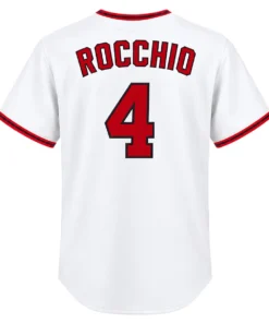 Cleveland Guardians Brayan Rocchio Home Jersey – back view
