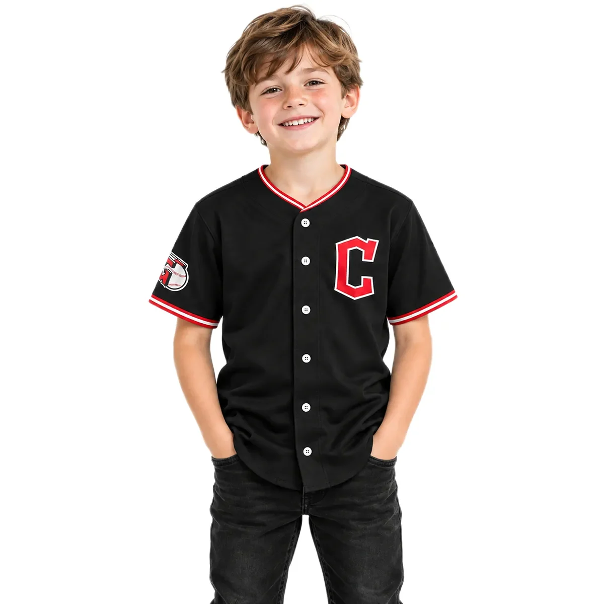 Cleveland Guardians Chase DeLauter Black Jersey – alternate view 5