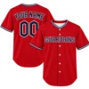 Cleveland Guardians Red Alternate Custom Jersey