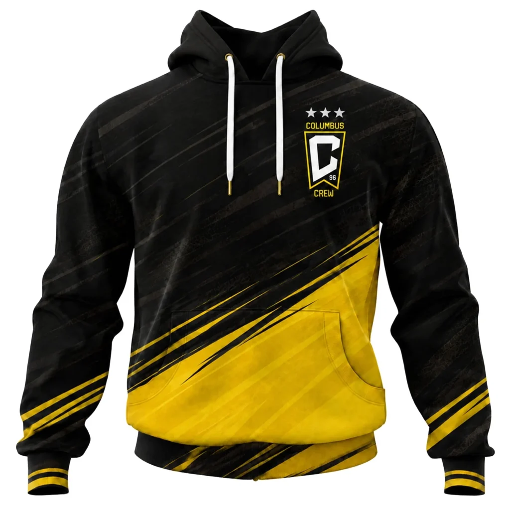 Columbus Crew Custom Hoodie – Warm-Up Fan Style