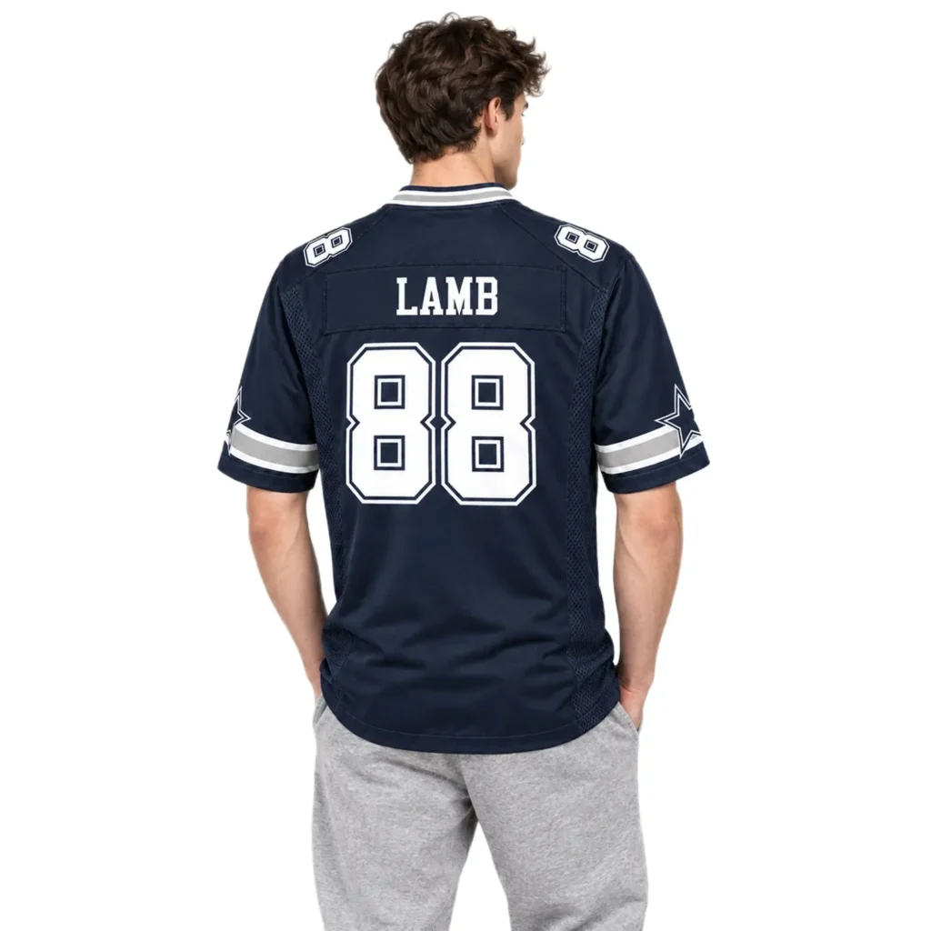 Dallas Cowboys CeeDee Lamb Navy Jersey – Season Pride Edition