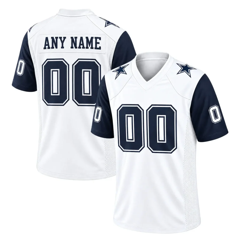 Dallas Cowboys Custom Jersey – Home Crowd Fan Style