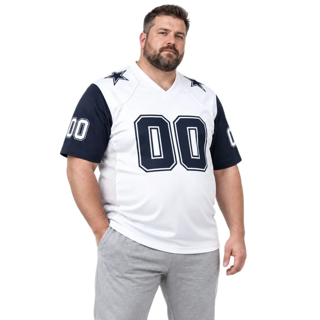 Dallas Cowboys Custom Jersey – Home Crowd Fan Style