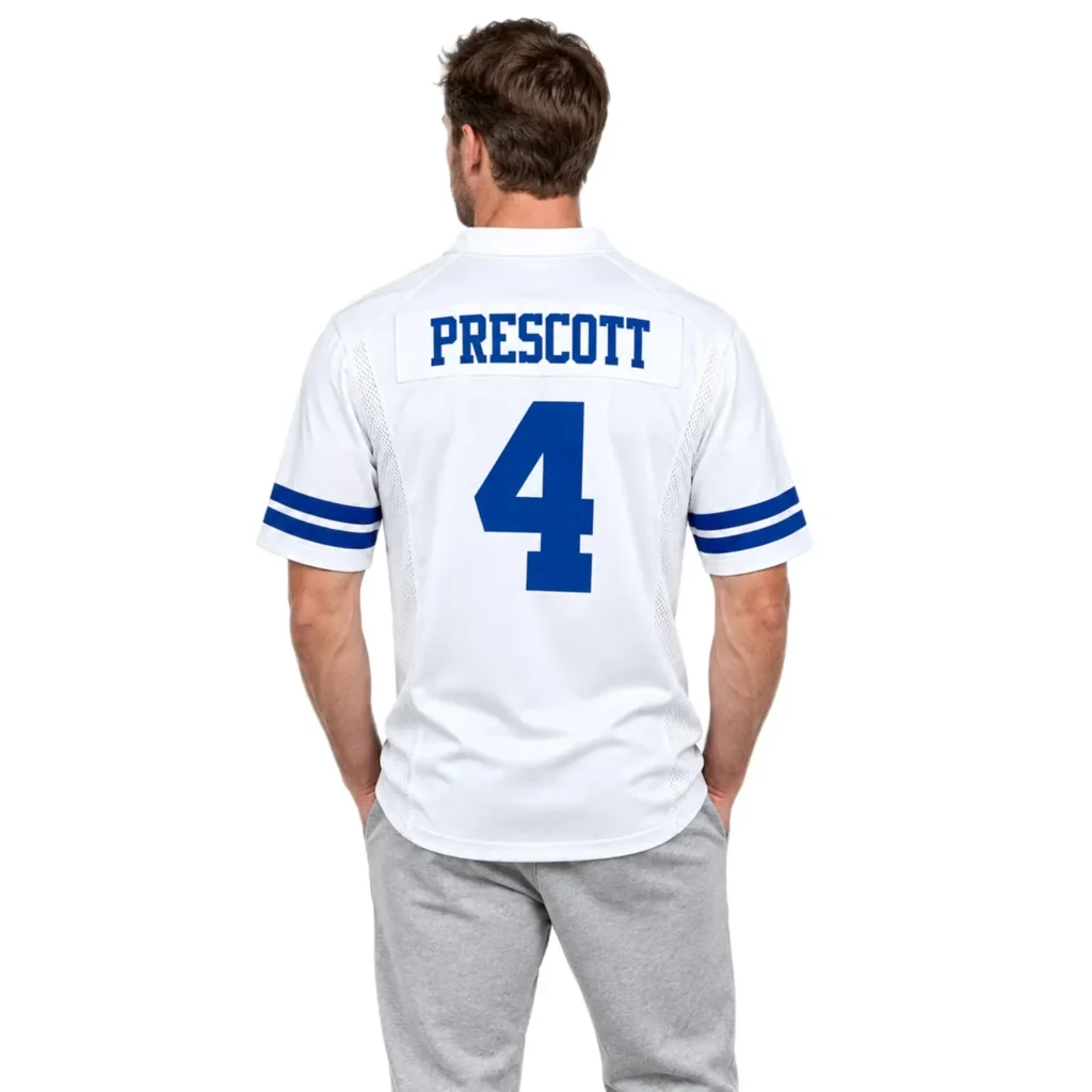 Dallas Cowboys Dak Prescott White Jersey – Season Pride Edition