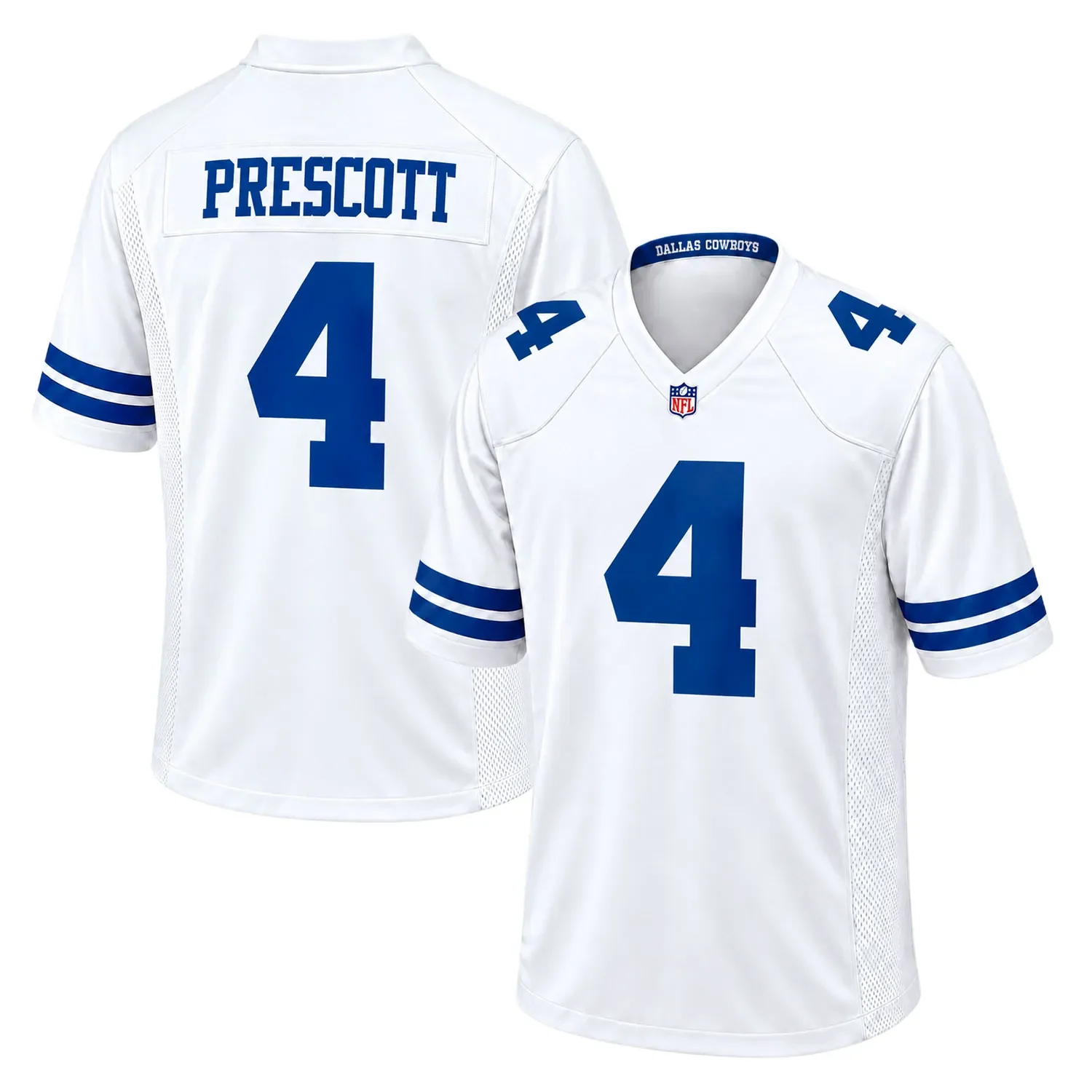 Dallas Cowboys Dak Prescott White Jersey