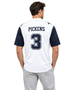 Dallas Cowboys George Pickens Jersey – model back view