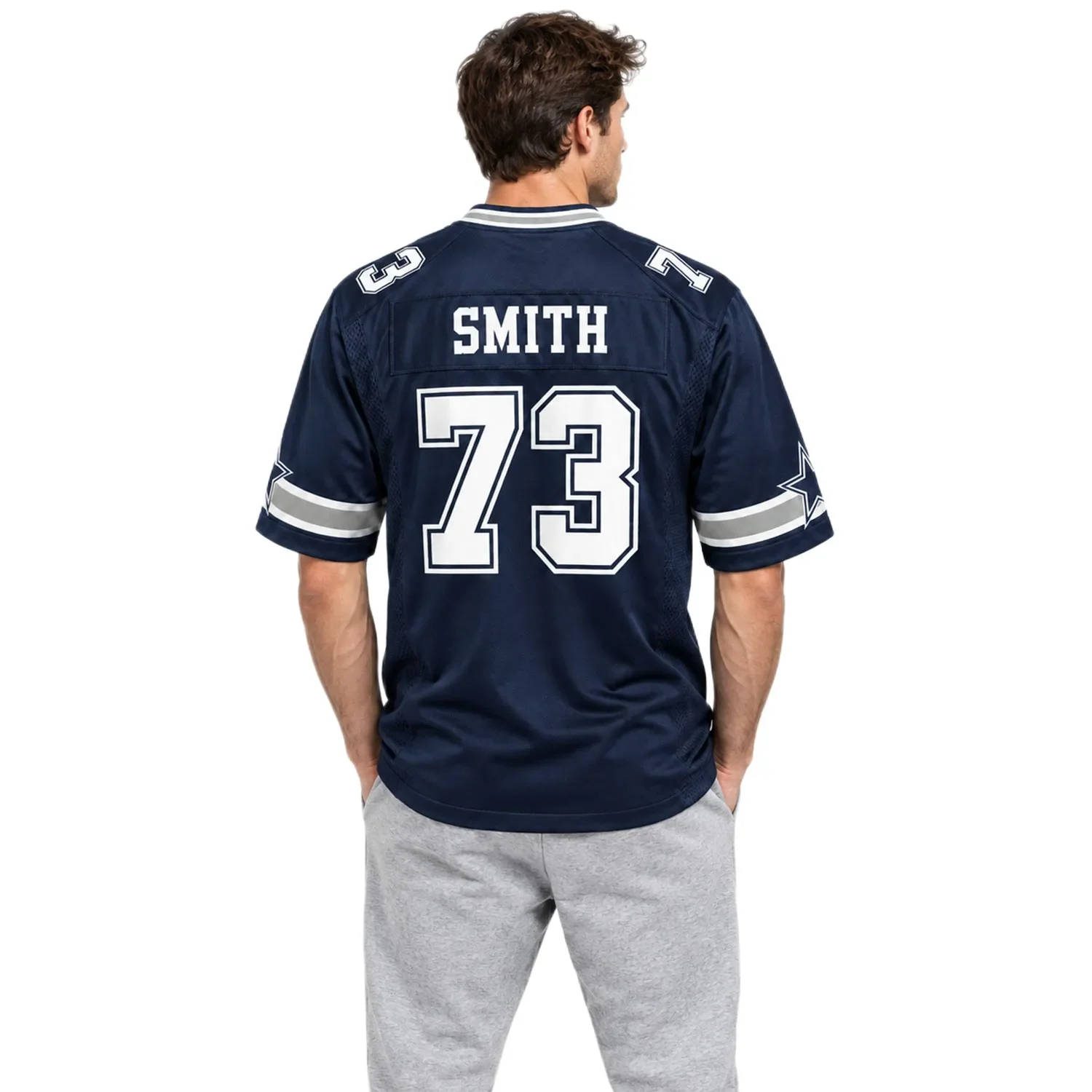 Dallas Cowboys Tyler Smith Jersey – model back view