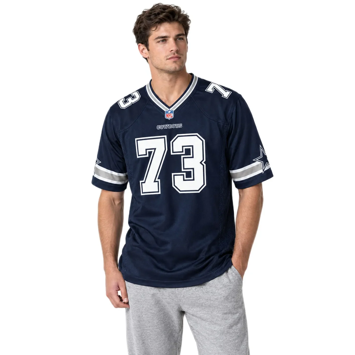 Dallas Cowboys Tyler Smith Jersey – model front view