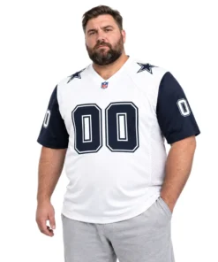Dallas Cowboys White Custom Jersey – alternate view 5