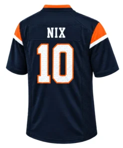 Denver Broncos Bo Nix Jersey – back view