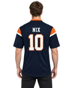 Denver Broncos Bo Nix Jersey – model view