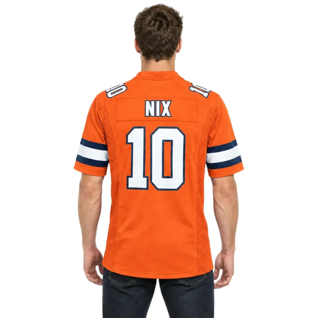 Denver Broncos Bo Nix Orange Jersey – Stadium Ready Fan Style