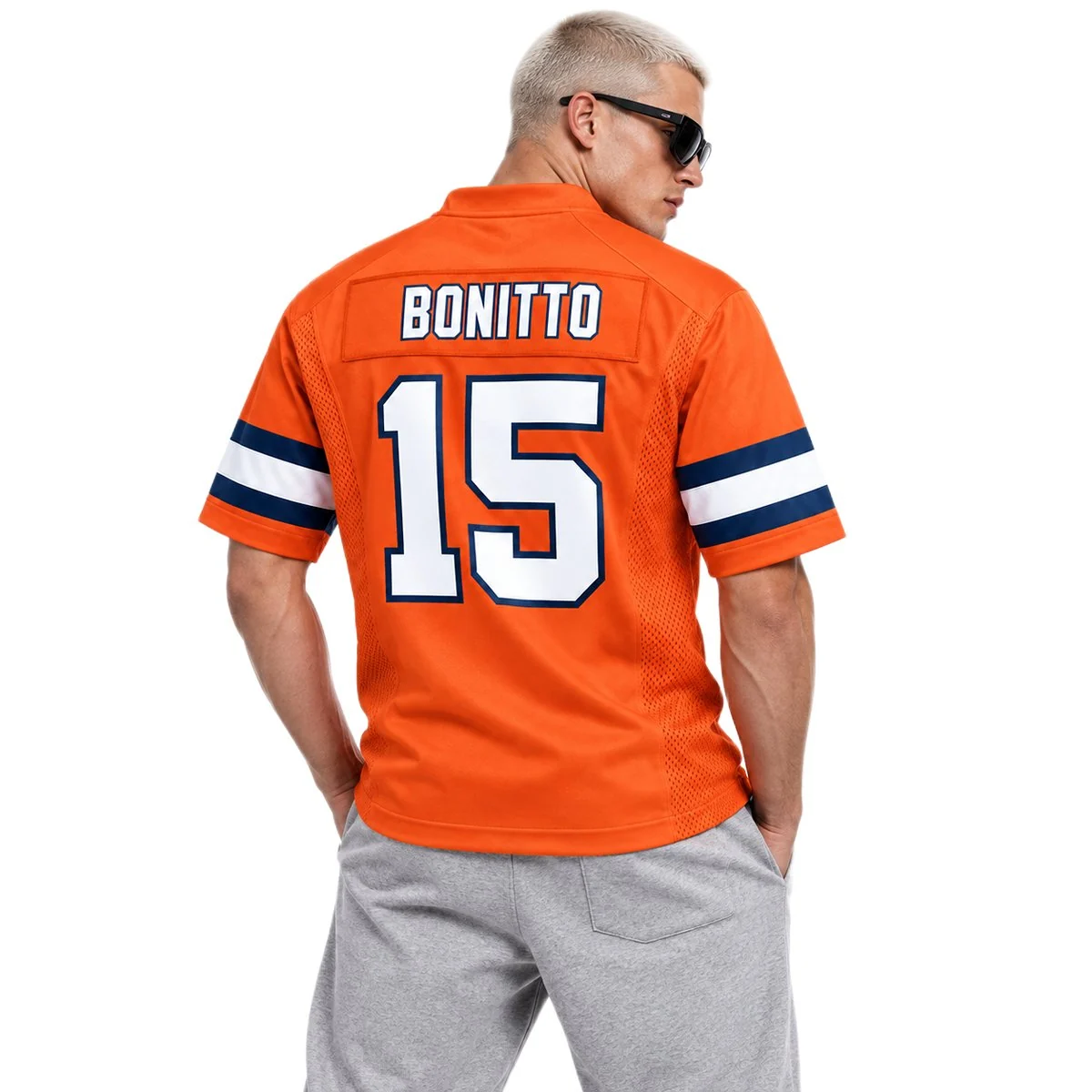 Denver Broncos Courtland Suttan Orange Jersey – back view