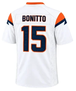 Denver Broncos Courtland Suttan White Jersey – back view