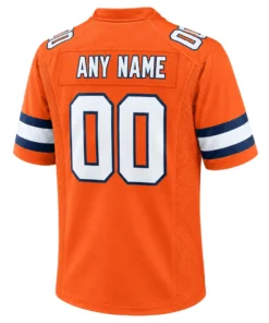 Denver Broncos Custom Jersey – back view