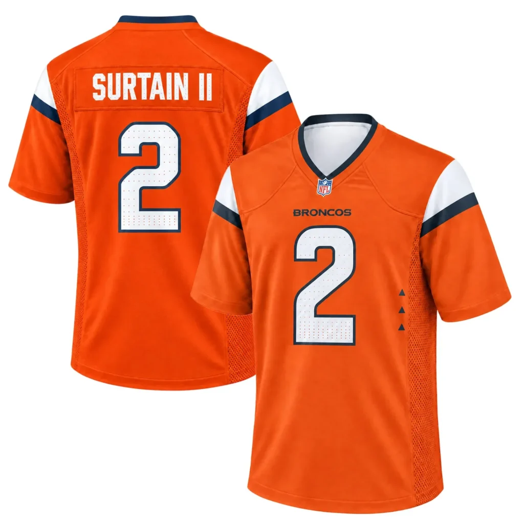 Denver Broncos Patrick Surtain II Jersey – Personalized Fan Edition