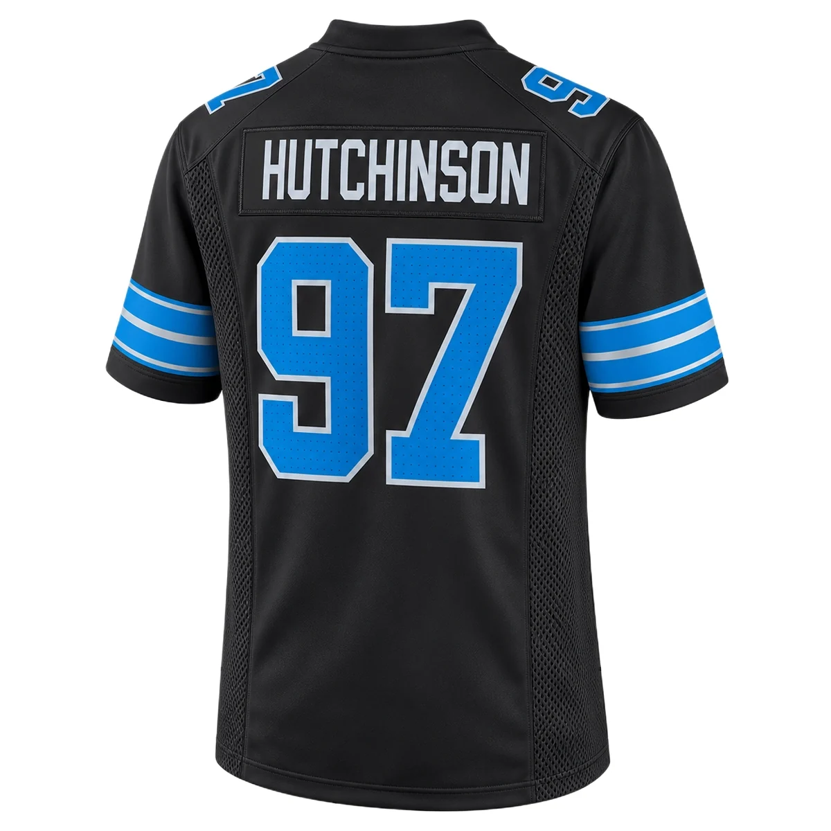 Detroit Lions Aidan Hutchinson Black Alternate Jersey – back view