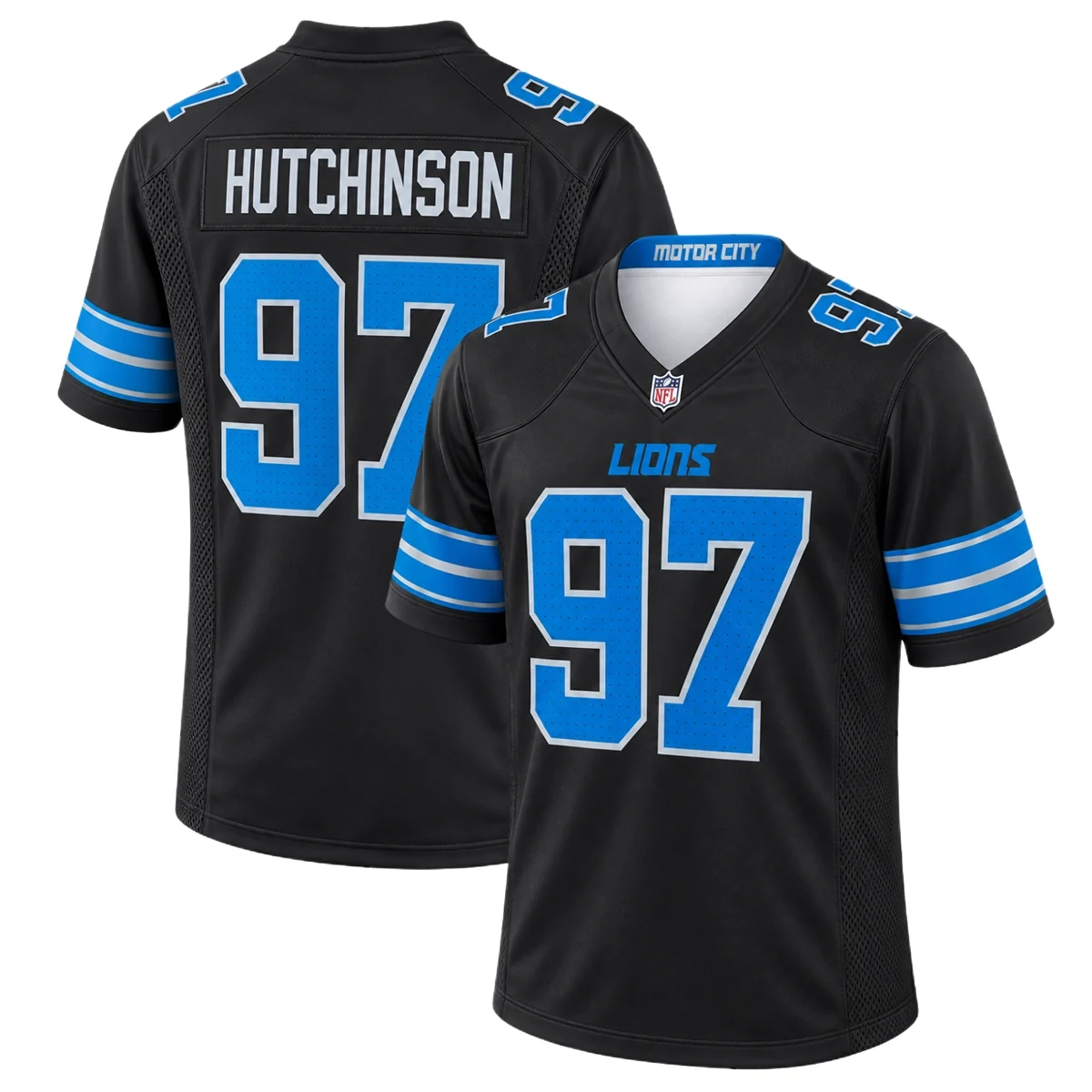 Detroit Lions Aidan Hutchinson Black Alternate Jersey