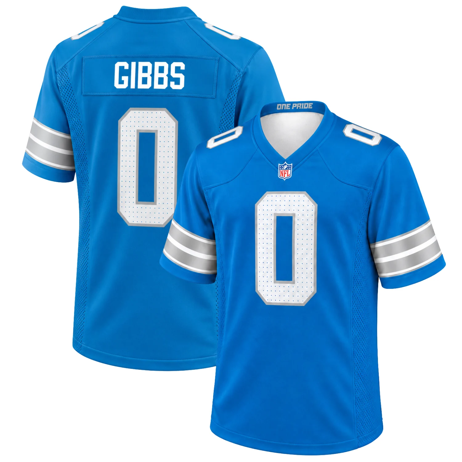 Detroit Lions Jahmyr Gibbs Blue Jersey